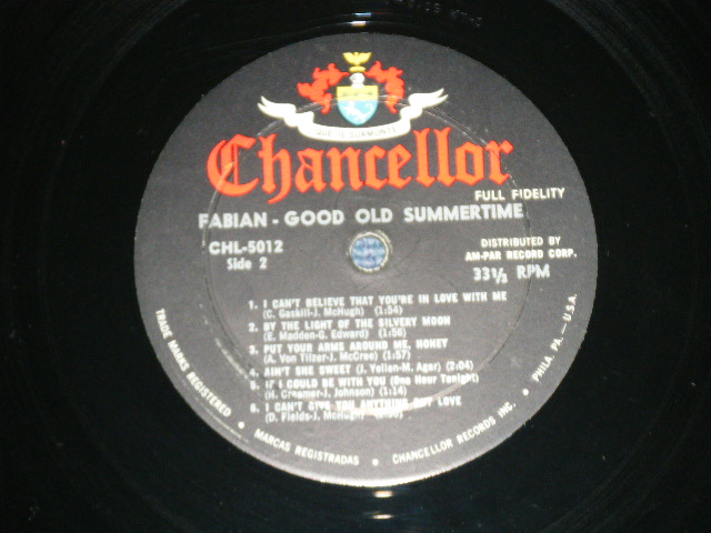 画像: FRANKIE AVALON - GOOD OLD SUMMERTIME   ( Ex+,Ex++/Ex+++ ) / 1960 US AMERICA ORIGINAL MONO Used  LP  