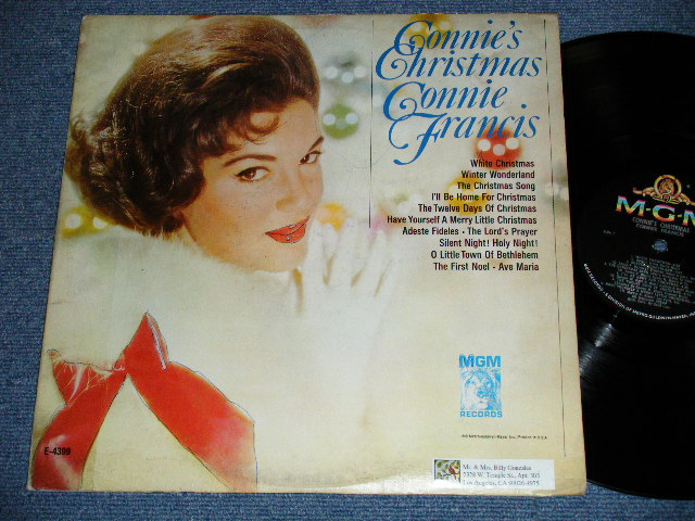 画像1: CONNIE FRANCIS - CONNIE'S CHRISTMAS (Ex+,Ex/Ex+) /  1962 Version  US AMERICA REISSUE MONO Used LP 