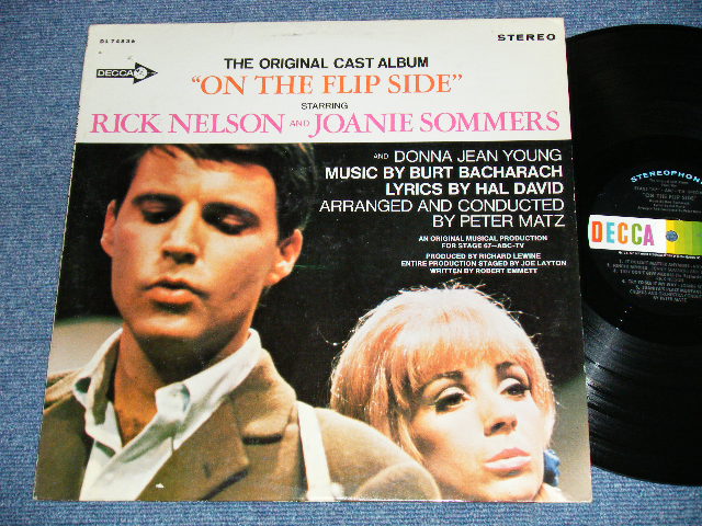 画像1: lRICK  RICKY NELSON and JOANIE SOMMERS - Original Cast Album "ON THE FLIP SIDE"  ( Ex+/Ex+++) / 1967 US AMERICA ORIGINAL STEREO   Used LP 