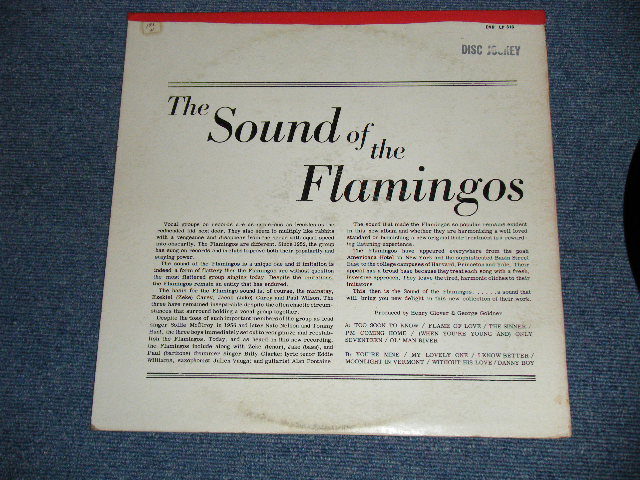 画像: FLAMINGOS - THE SOUND OF ( VG+/Ex++)  / 1962 US AMERICA ORIGINAL MONO Used LP  