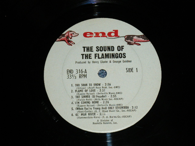 画像: FLAMINGOS - THE SOUND OF ( VG+/Ex++)  / 1962 US AMERICA ORIGINAL MONO Used LP  