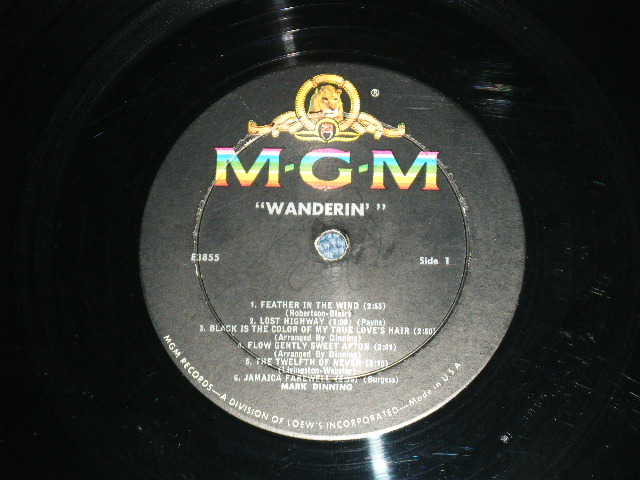 画像: MARK DINNING - WANDERIN' (Ex++/Ex++) / 1960 US AMERICA ORIGINAL mono Used  LP  