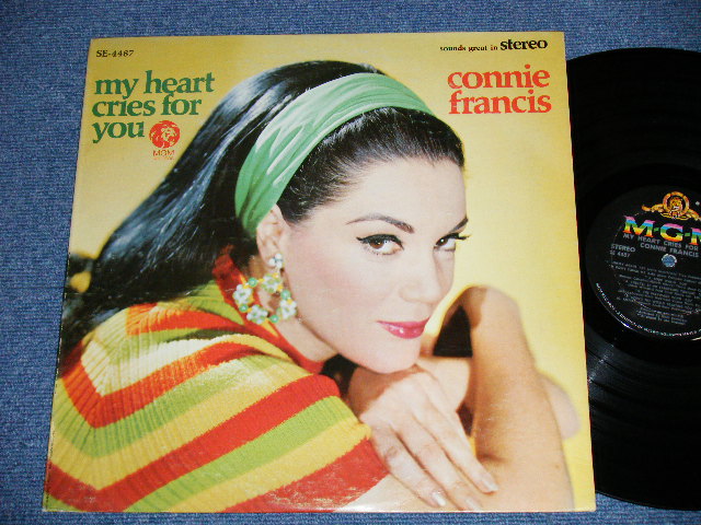 画像1: CONNIE FRANCIS -  MY HEART CRIES FOR YOU (Ex++,Ex/Ex+++)   / 1967 US AMERICA ORIGINAL STEREO  Used LP 