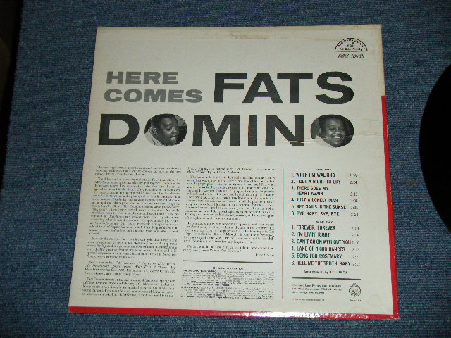 画像: FATS DOMINO - HERE COMES... ( Ex+/Ex++ )  / 1963 US AMERICA ORIGINAL STEREO  Used  LP 