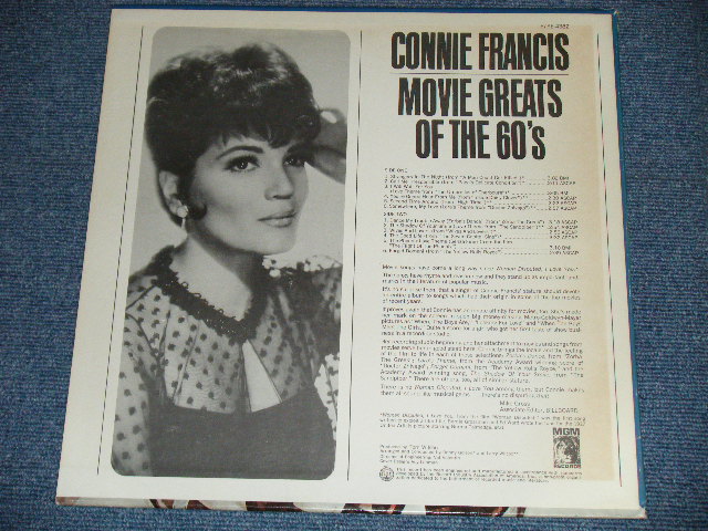 画像: CONNIE FRANCIS -  MOVIE GREATS OF THE 60's ( Ex++/Ex+++)   / 1966 US AMERICA ORIGINAL STEREO  Used LP 