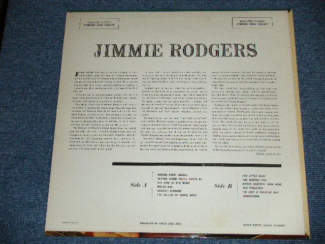 画像: JIMMIE RODGERS - JIMMIE RODGERS  ( Ex++/Ex++ ) / 1957 US AMERICA ORIGINAL 1st Press "BLACK Label"  MONO Used  LP  