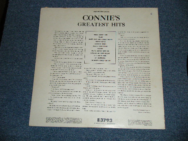 画像: CONNIE FRANCIS - CONNIE'S GREATEST HITS  (Ex++/Ex+++) / 1960 US AMERICA ORIGINAL MONO Used LP 