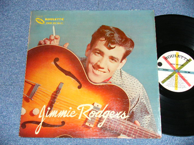画像1: JIMMIE RODGERS - JIMMIE RODGERS  ( Ex+/Ex++ ) / 1957 US AMERICA ORIGINAL 2nd  Press "WHITE Label"  MONO Used  LP  