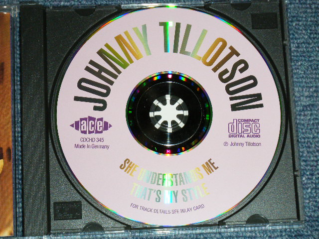 画像: JOHNNY TILLOTSON -  SHE UNDERSTANDS ME + THAT'S AMY STYLE  ( 2 in 1 )  / 1992 UK ENGLAND Used CD 