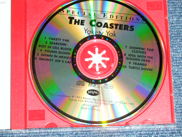 画像: THE COASTERS - YAKETY YAK ( NEW )  / 1993 US AMERICA ORIGINAL "BRAND NEW" CD