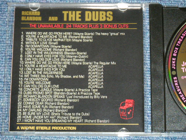 画像: THe DUBS - THE UNAVAILABLE 24 TRACKS PLUS  3 BONUS CUTS  ( MINT-/MINT)  / 1993 US AMERICA Used CD 