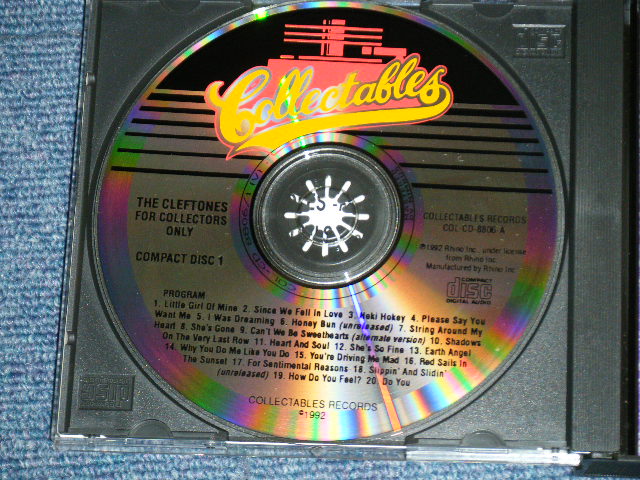 画像: THE CLEFTONES - FOR COLLECTORS ONLY  ( MINT/MINT )   / 1992 US AMERICA Used  2-CD  in Box Set Series 