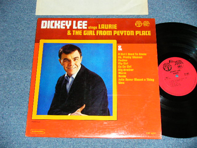 画像1: DICKEY LEE - Sings LAURIE & THE GIRL FROM PEYTON PLACE ( Ex++/Ex+++ )  / 1965 US AMERICA  ORIGINAL MONO Used  LP