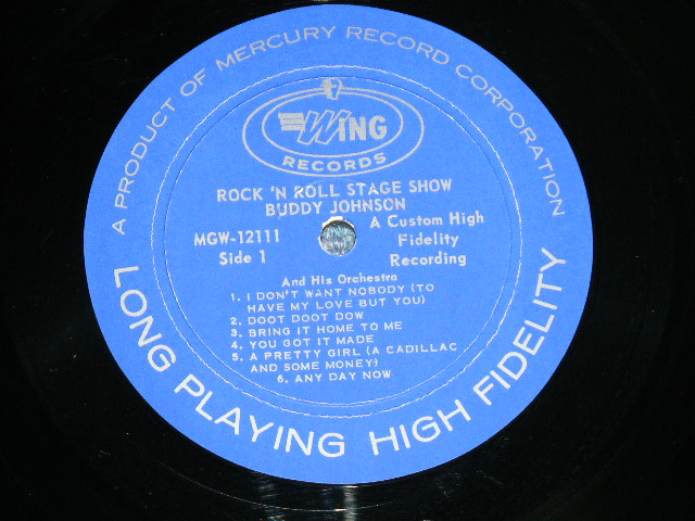 画像: BUDDY JOHNSON AND HIS ORCHESTRA - ROCK 'N ROLL STAGE SHOW ( Ex+/Ex+++ )  / 1963 US AMERICA  ORIGINAL MONO Used  LP