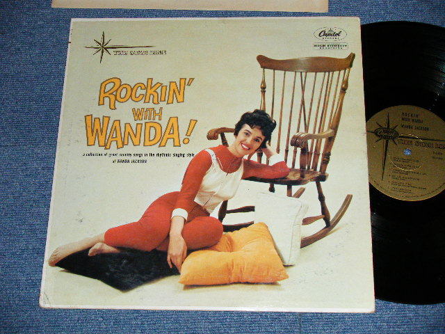 画像1: WANDA JACKSON - ROCKIN' WITH WANDA ( Ex++/Ex+++ Looks:Ex+ )  / 1962 US AMERICA ORIGINAL 2nd Press "GOLD STARLINE Label"  MONO Used  LP