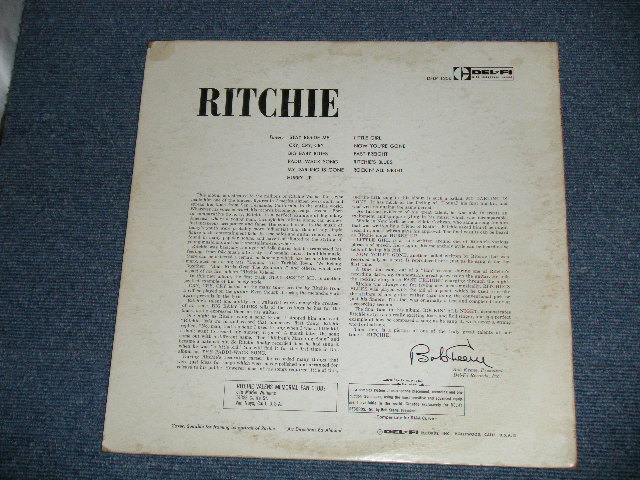 画像: RITCHIE VALENS - RITCHIE ( VG+++/VG+++ A-1:Poor Skip )  / 1959 US AMERICA  ORIGINAL MONO Used  LP