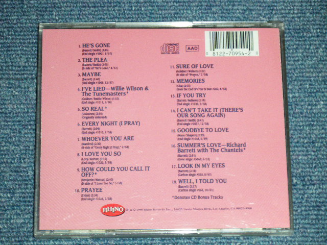 画像: THE CHANTELS  - THE BEST OF ( MINT-/MINT)  / 1990 US AMERICA  Used CD 