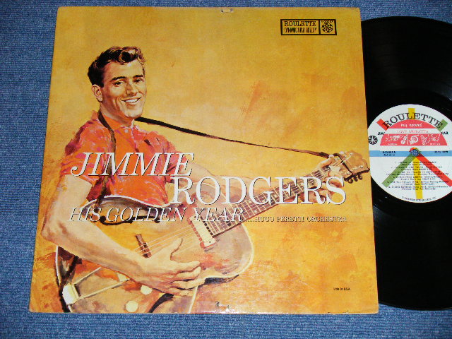 画像1: JIMMIE RODGERS -  HIS GOLDEN YEARS ( Ex-/Ex++ ) / 1959 US AMERICA ORIGINAL 1st  Press "WHITE Label"  MONO Used  LP  