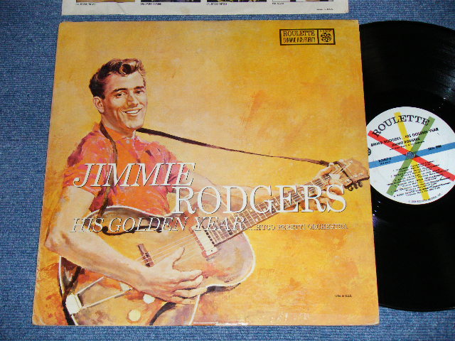 画像1: JIMMIE RODGERS -  HIS GOLDEN YEARS ( Ex+/Ex++ ) / 1959 US AMERICA ORIGINAL 1st  Press "WHITE Label"  MONO Used  LP  