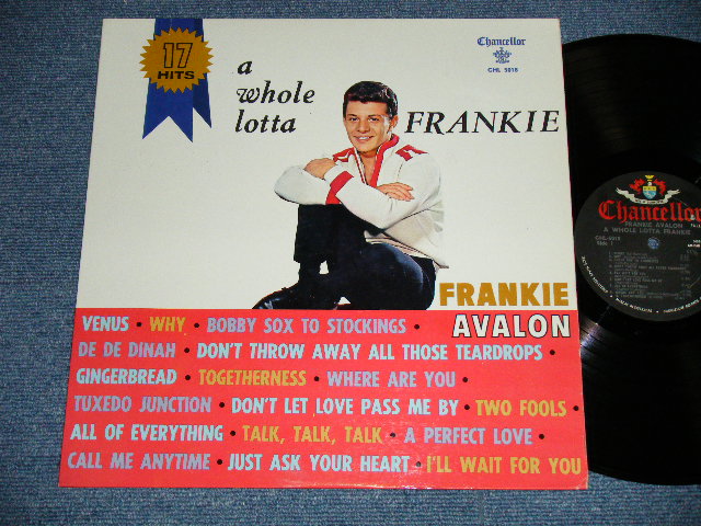 画像1: FRANKIE AVALON - ..A WHOLE LOTTA FRANKIE (Ex++/Ex ) / 1961 US AMERICA ORIGINAL 1st Press "BLACK Label"  MONO Used  LP  