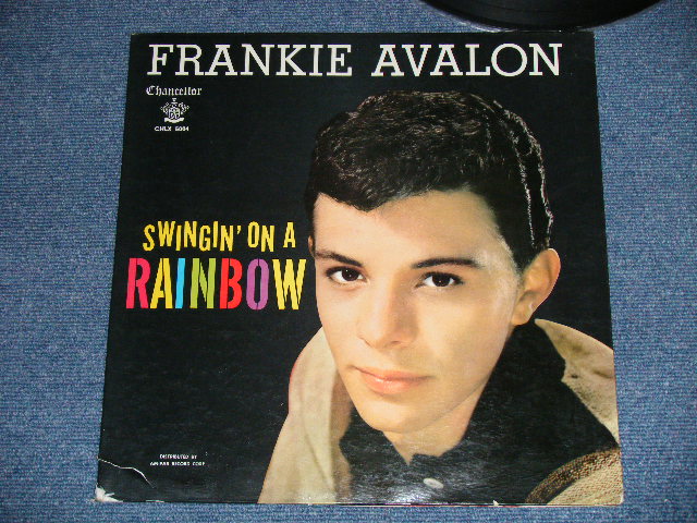 画像: FRANKIE AVALON - ..SWINGIN' ON A RAINBOW : With POSTER (Ex-/Ex+ ) / 1959 US AMERICA ORIGINAL 1st Press "BLACK Label"  MONO Used  LP  