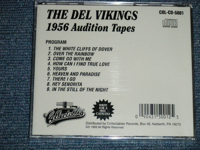 画像: The DEL-VIKINGS - 1956 AUDITION TAPES ( SEALED )  / 1993  US AMERICA ORIGINAL "BRAND NEW SEALED" CD 