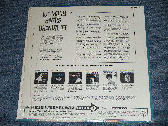 画像: BRENDA LEE - TWO MANY RIVERS ( MINT-/Ex++) / 1965 US AMERICA ORIGINAL "STEREO" Used   LP 