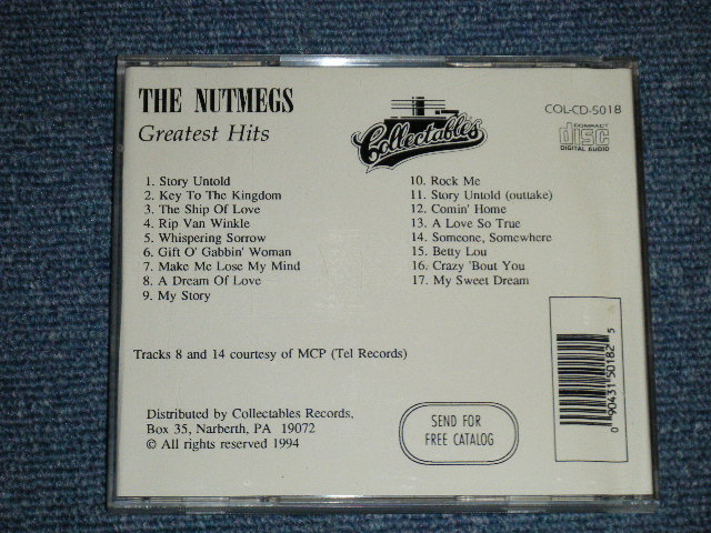 画像: The NUTMEGS - GREATEST HITS (Ex/MINT )  / 1994 US AMERICA ORIGINAL Used CD