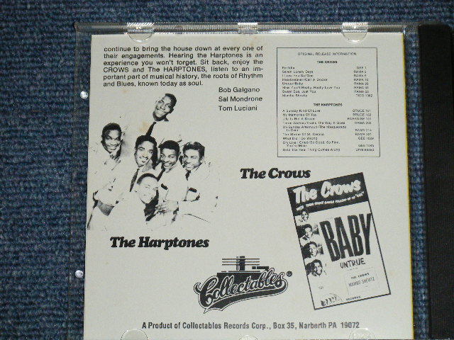 画像: The CROWS MEET The HARPTONES - ECHOES OF A ROCK ERA : THE GROUPS ( MINT-/MINT)  / 191 US AMERICA Used CD 