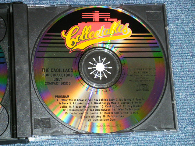 画像: The CADILLACS - FOR COLLECTOR'S ONLY  ( MINT-/MINT )  / 1992 US AMERICA ORIGINAL Used 3-CD