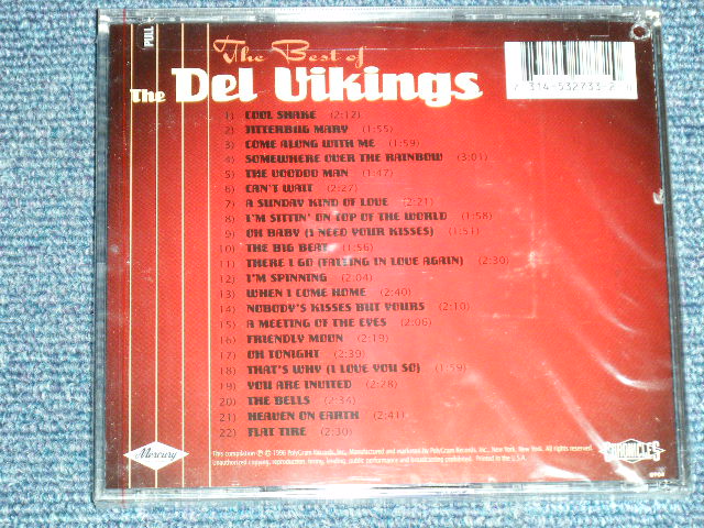 画像: The DEL-VIKINGS - THE BEST OF Del-Vikings THE MERCURY YEARS ( SEALED )  / 1996 US AMERICA ORIGINAL "BRAND NEW SEALED" CD 