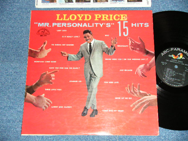 画像1: LLOYD PRICE - "MR. PERSONALITY'S"  15 HITS  ( Ex+++/Ex+++ )  / 1960 US AMERICA ORIGINAL MONO Used LP 