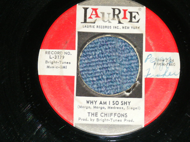 画像: THE CHIFFONS - ONE FINE DAY (VG+++/VG++ )  / 1963 US AMERICA ORIGINAL Used 7" SINGLE 