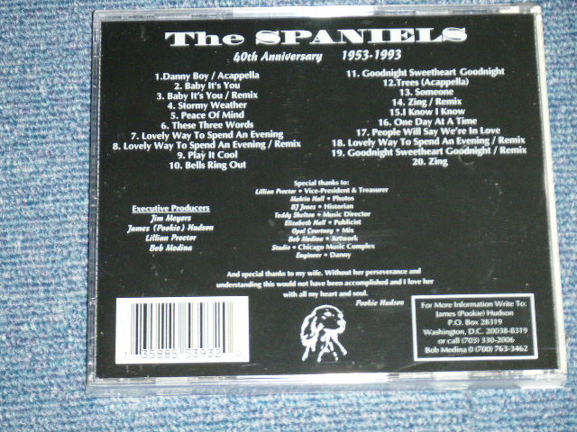 画像: THE SPANIELS -  40TH ANIIVERSARY 1653-1993 : Reunion  (SEALED) / 1993 US AMERICA RELEASE from Minor Label "Brand New SEALD" CD 
