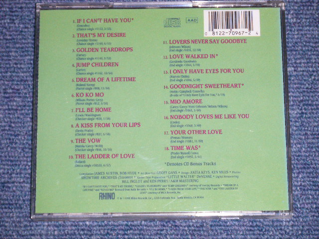 画像: THE FLAMINGOS - THE BEST OF ( MINT-/MINT)  / 1990 US AMERICA  Used CD 