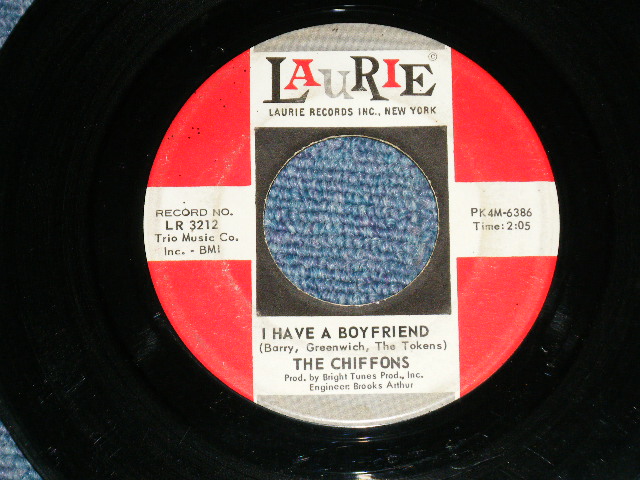 画像1: THE CHIFFONS - I HAVE A BOYFRIEND  Ex+/Ex+ ) / 1963 US AMERICA ORIGINAL Used 7" Single  