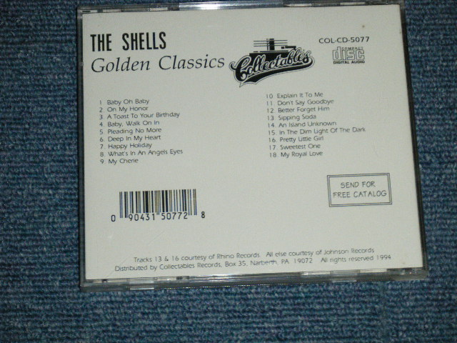 画像: THE SHELLS - GOLDEN CLASSICS ( MINT-/MINT )  / 1994 US AMERICA ORIGINAL Used  CD