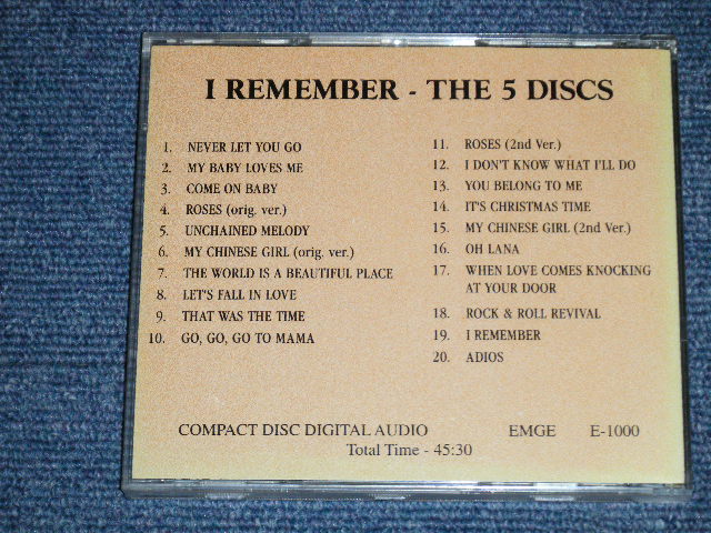 画像: FIVE DISCS - THE BEST OF ( Ex++/MINT) / 1990's US AMERICA Used  CD  