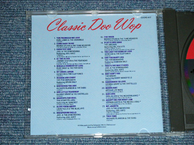 画像: v.a. OMNIBUS - CLASSIC DOO WOP : 24 DOO WOP TRACKS   ( MINT/MINT)  / 1992 UK ENGLAND  ORIGINAL Used CD 