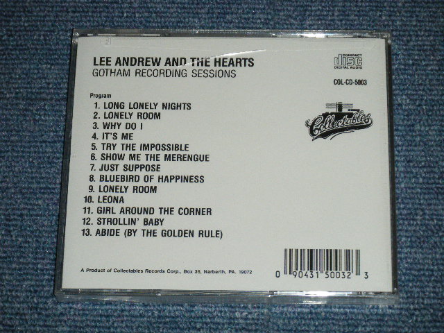 画像: LEE ANDREWS & THE HEARTS - GOTHAM RECORDING SESSIONS ( SEALED )  / 1990 US AMERICA  ORIGINAL "BRAND NEW SEALED"  CD