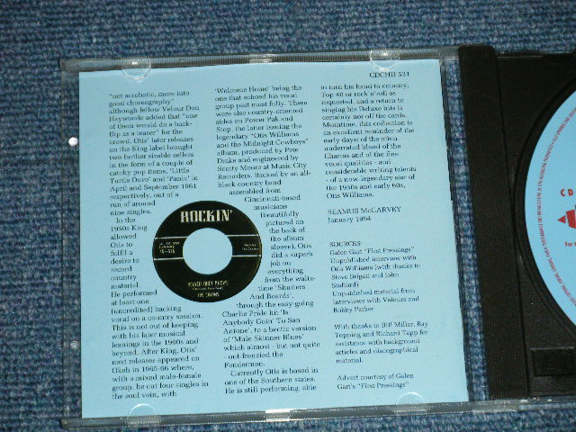 画像: OTIS WILLIAMS & The CHARMS - THE ORIGINAL ROCKIN AND CHART MASTERS  ( MINT-/MINT)  / 1994 UK ENGLAND  ORIGINAL Used CD 