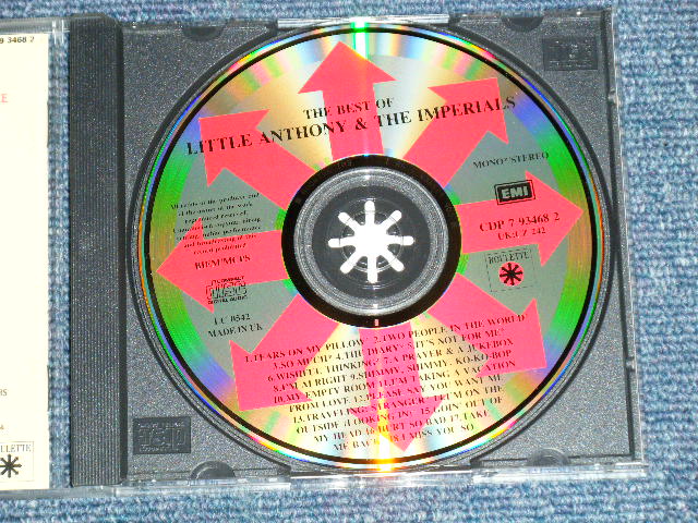 画像: LITTLE ANTHONY and The IMPERIALS  -  THE BEST OF ( NEW )  / 1980's UK ENGLAND  ORIGINAL "BRAND NEW"  CD