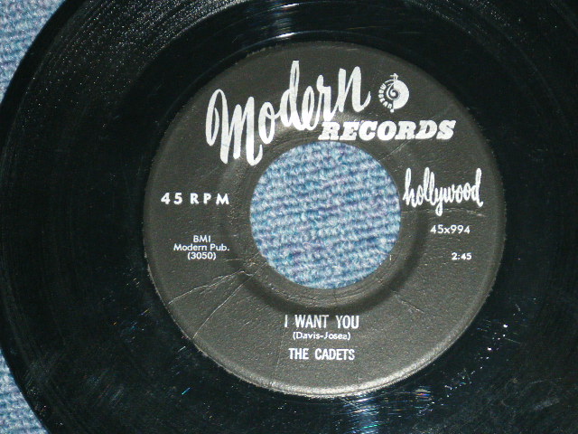 画像: THE CADETS -  STRANDED IN THE JUNGLE : I WANT YOU   ( Ex++/Ex++  ) / 1956 US AMERICA ORIGINAL Used 7" Single 