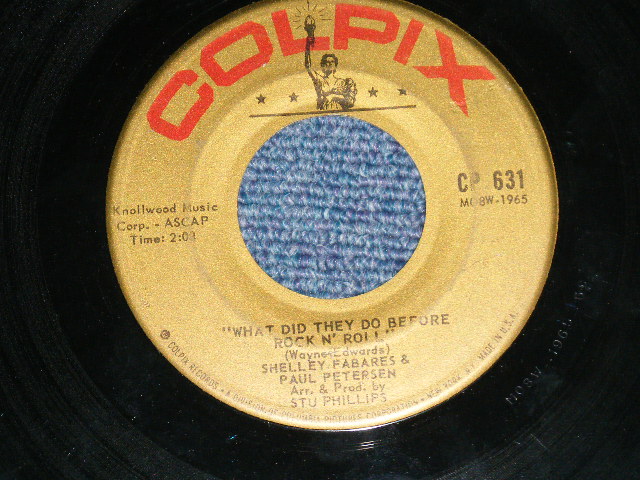 画像1: SHELLEY FABARES & PAUL PETERSEN - WHAT DID THEY DO BEFORE ROCK 'N ROLL : VERY UNLIKELY ( Ex+/Ex+ )  / 1962 US AMERICA ORIGINAL Used 7" SINGLE 