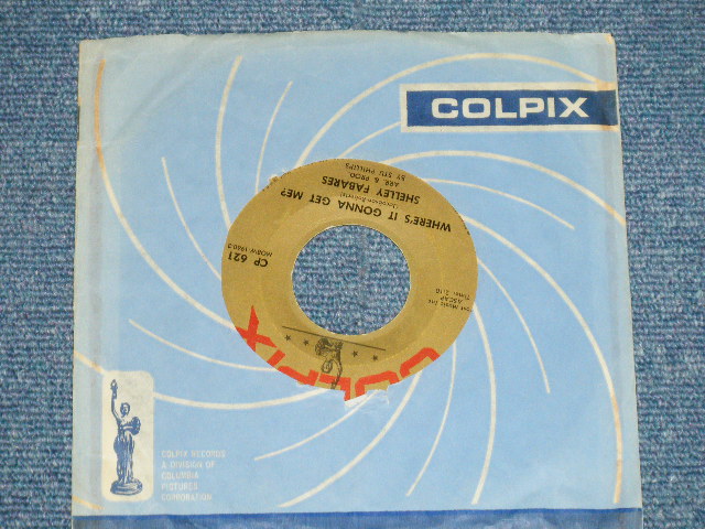 画像: SHELLEY FABARES - JOHNNY ANGEL : WHERE'S IT GONNA GET ME?   ( MINT-/MINT- )  / 1962 US AMERICA ORIGINAL   Used 7" SINGLE 