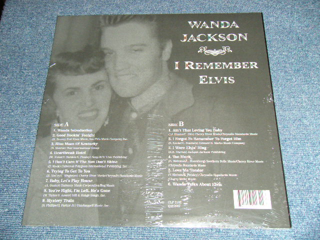 画像: WANDA JACKSON - I REMEMBER ELVIS ( SEALED ) / 2007  US AMERICA ORIGINAL "Brand New SEALED" LP   