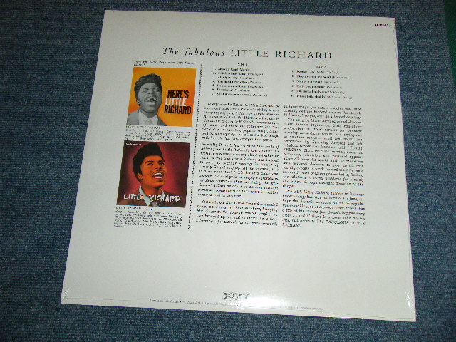 画像: LITTLE RICHARD  - THE FABULOUS LITTLE RICHARD   (SEALED)  / 2012 EUROPE REISSUE "BRAND NEW SEALED" LP +Bonus CD