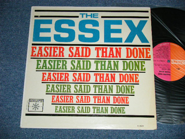 画像1: THE ESSEX - FASTER SAID THAN DONE : 1st DEBUT ALBUM  ( Ex++/MINT- ) / 1963 US AMERICA ORIGINAL 1st Press "ORANGE & PINK Label" MONO Used LP  