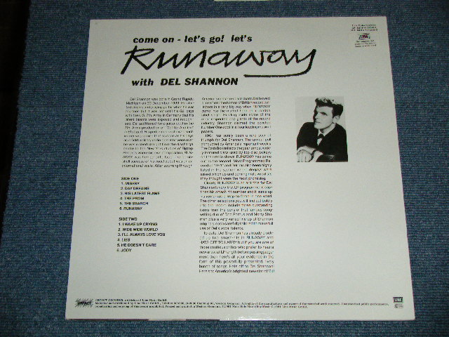 画像: DEL SHANNON - RUNAWAY with DEL SHANNON ( BRAND  NEW :DEAD STOCK ) / 1980 WEST-GERMANY GERMAN  REISSUE "WHITE WAX Vinyl" " BRAND NEW" LP 