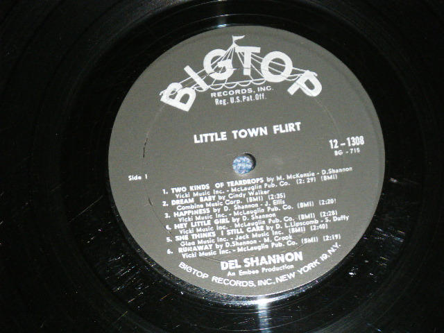 画像: DEL SHANNON - LITTLE TOWN FLIRT   ( Ex+/Ex+ Looks:Ex) / 1963 US AMERICA ORIGINAL MONO Used LP